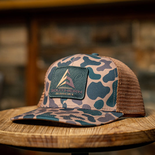 Old school DELTA camo hunting hat by The Southern Outdoorsmen