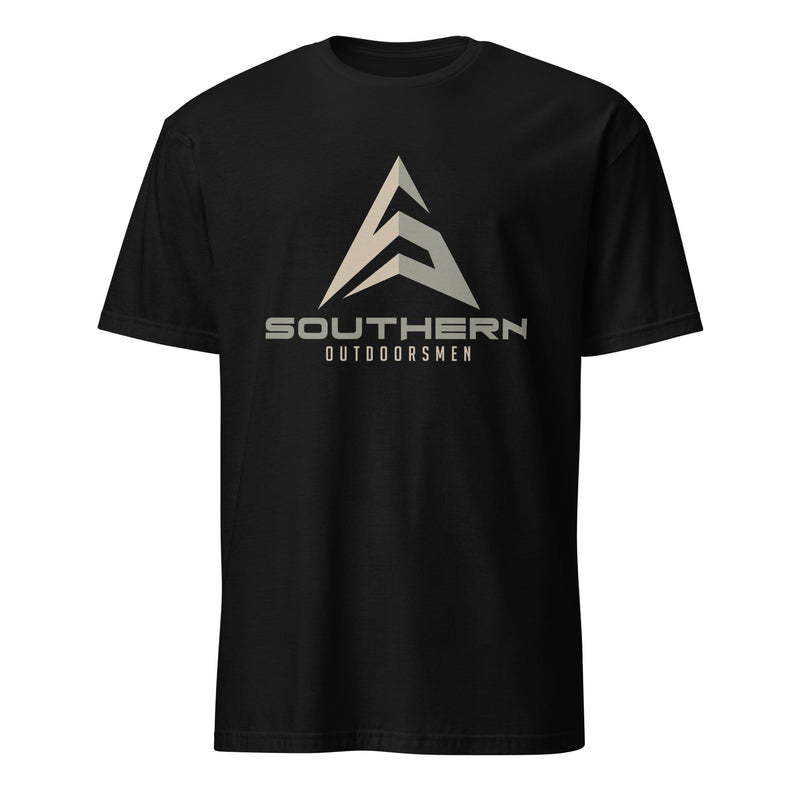 Load image into Gallery viewer, Southern Outdoorsmen earthtone logo t-shirt in black
