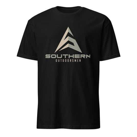 Southern Outdoorsmen earthtone logo t-shirt in black